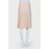 Flared skirt with patch pockets