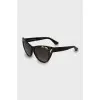 Brown cat eye sunglasses