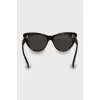 Brown cat eye sunglasses