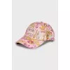 Pink printed cap