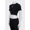 Crop top with branded logo