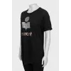 Black linen t-shirt