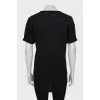 Black linen t-shirt