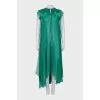 Transparent silk dress