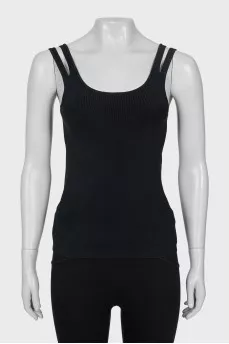 T-shirt with metal details