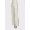 Straight trousers with high waist