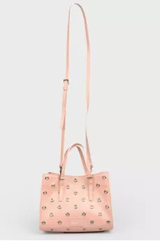 Powder bag with eyelets