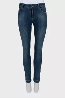 Dark blue skinny fit jeans