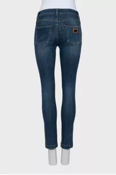 Dark blue skinny fit jeans