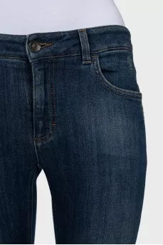 Dark blue skinny fit jeans