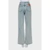 Straight jeans with belt