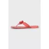 Flip flops with bows