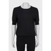 Slim fit black t-shirt