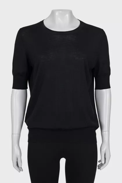 Slim fit black t-shirt