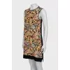 Sleeveless dress with print