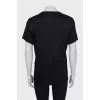 Black T-shirt with sequins