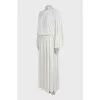 White maxi dress