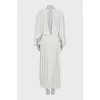 White maxi dress