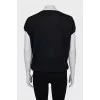 Black blouse with sequins