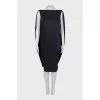 Loose fit dress with zipper