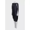 Loose fit dress with zipper