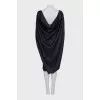 Loose fit dress with zipper