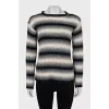 Sweater with buttons on the shoulder
