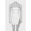 Mini dress decorated with crystals
