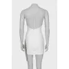 Mini dress decorated with crystals