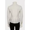 High collar blouse