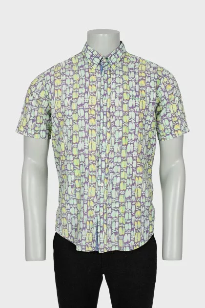 Men's green shirt