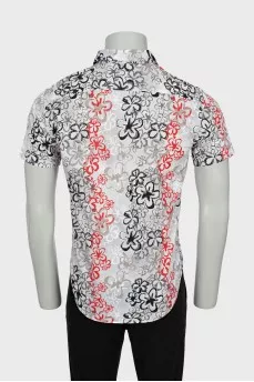 Men's Floral Print Shirt