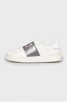 Leather sneakers Open