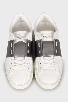 Leather sneakers Open