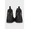 Men's black sneakers B23