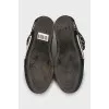 Men's black sneakers B23