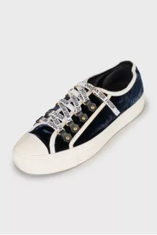 Velvet Walk'n'Dior sneakers