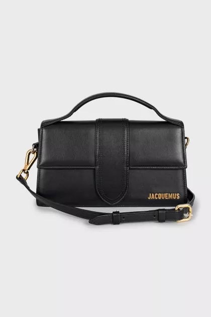 Le Bambino black leather bag