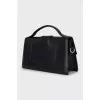 Le Bambino black leather bag