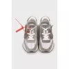 Men's sneakers made of suede and textile