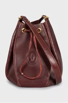 Leather bag Must de Cartier