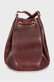 Leather bag Must de Cartier