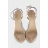Sandals with transparent heels