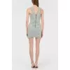 Denim dress mini tag