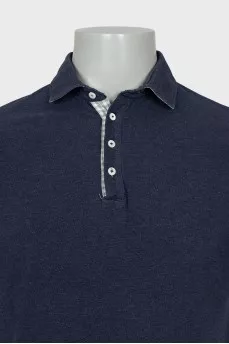 Men's blue polo shirt