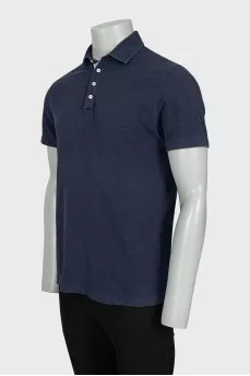 Men's blue polo shirt