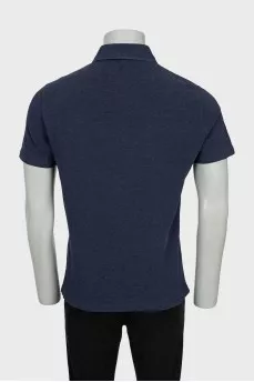 Men's blue polo shirt