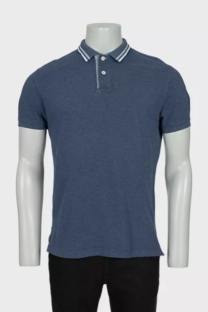 Men's polo shirt with buttons