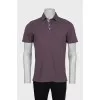 Men's purple polo shirt
