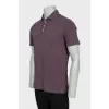 Men's purple polo shirt
